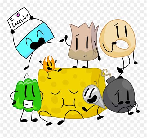 Team Icecube Team Ice Cube Bfdi Clipart 3513792 Pinclipart