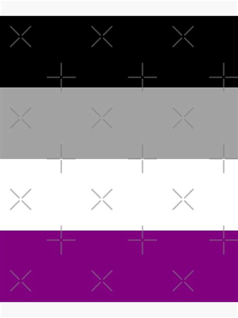 Asexual Pride Flag Sticker By Bohemianatlas Redbubble