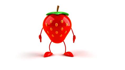 Cartoon Fruits Dancing Stock Footage Video 206272 Shutterstock