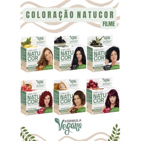 Tinta De Cabelo Vegana - Tinta De Cabelo Natucor Vegana | Shopee Brasil