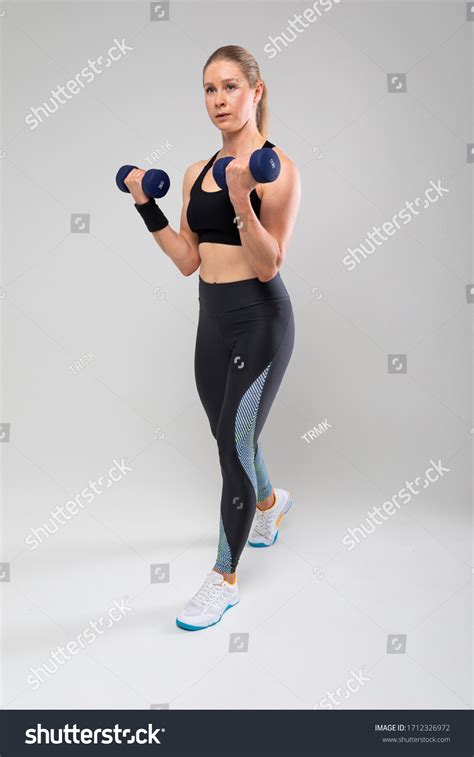 Slim Fit Blonde Girl Sports Uniform Stock Photo Shutterstock