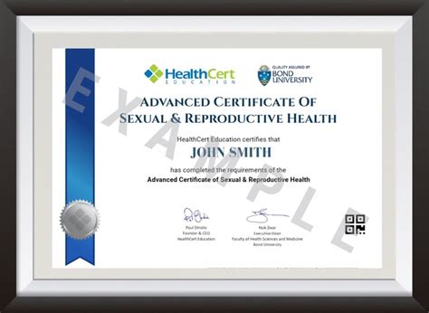 Advanced Certificate Of Sexual And Reproductive Health