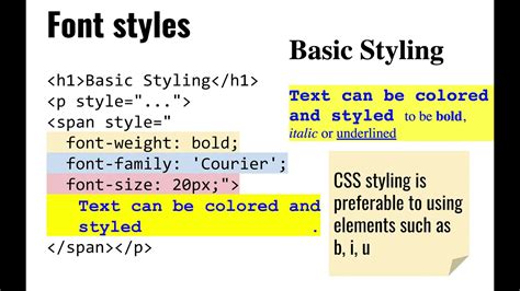 Basic Styling With Css Youtube