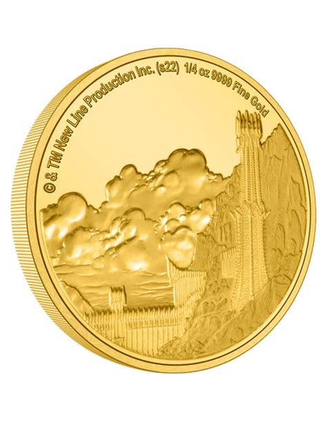 El Se Or De Los Anillos Mordor Oz Moneda Oro Niue