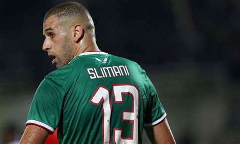 Slimani Tranche Pour Son Retour En Alg Rie