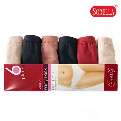 SORELLA In Hipster Panty Pack AH Fashion Womens Underwear Panty Nude Neutral Colors