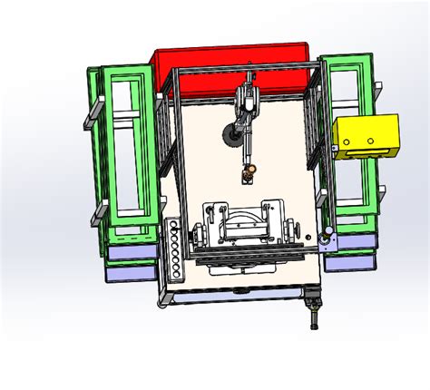 手持式自动锁螺丝机solidworks 2014模型图纸下载 懒石网