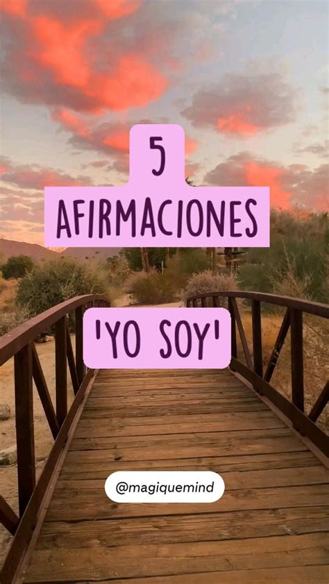 5 Afirmaciones Yo Soy Afirmaciones Positivas Diarias Afirmaciones