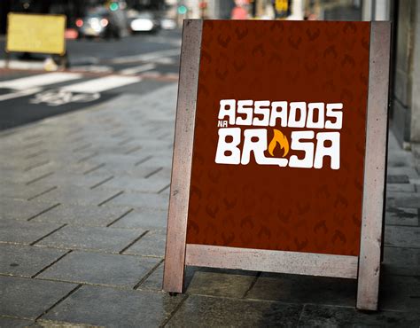 IDENTIDADE VISUAL Assados Na Brasa Behance