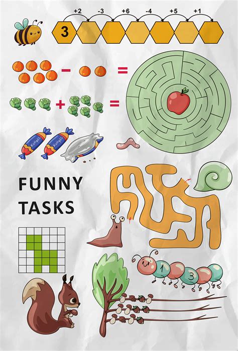 Math workbook illustrations :: Behance