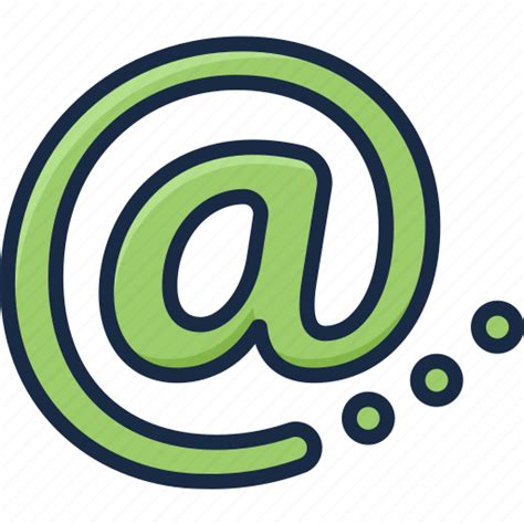At sign, email address, email, at, mail, sign, symbol icon - Download ...