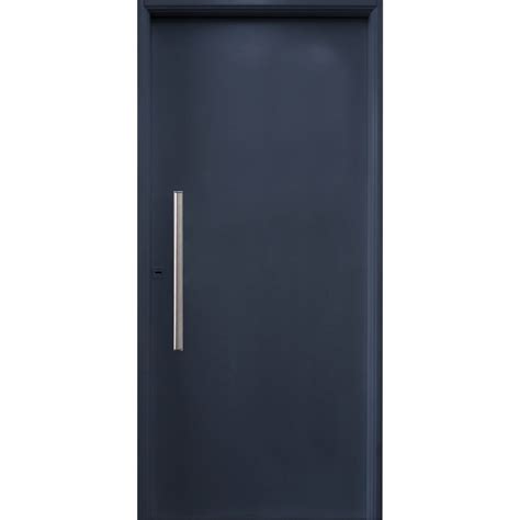 Puerta Semi Premium Lisa Negra Nexo Aberturas