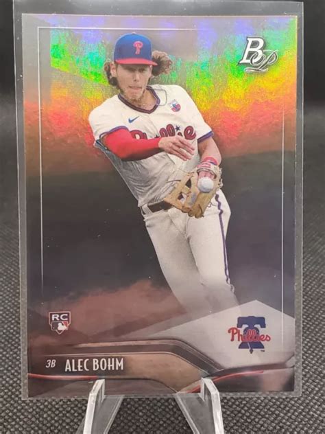 Alec Bohm Rookie Bowman Platinum Rc Philadelphia Phillies Eur