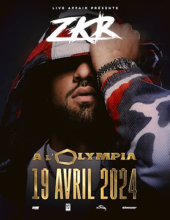 Pépite du rap français ZKR en concert à l Olympia le 19 avril