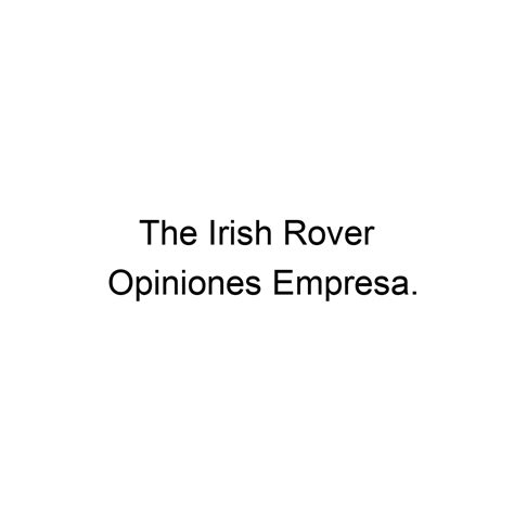 Opiniones The Irish Rover Torrevieja 966700817