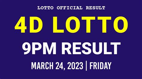 D Lotto Result Today Pm Draw Today March Friday Pcso D