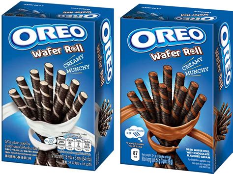 Oreos Wafer Roll Variety Pack Chocolate (54g) - Vanilla (54g), 3 Count ...