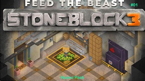 Minecraft FTB Stoneblock 3 PC Gameplay ITA Walkthrough 01