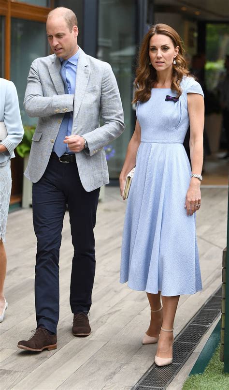 Kate Middleton Wows The Wimbledon Crowds In Emilia Wickstead As She