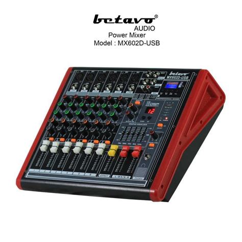 Jual Betavo MX602D USB Professional Audio Power Mixer Di Seller Pro