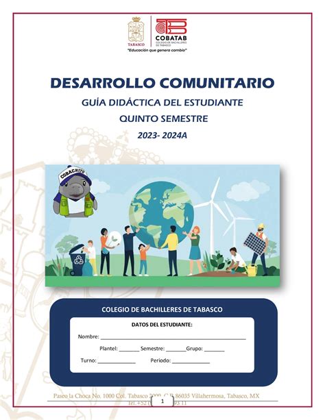 Desarrollo comunitario DESARROLLO COMUNITARIO GUÕA DIDCTICA DEL