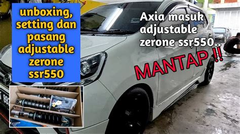 Unboxing Setting Dan Pasang Adjustable Zerone Ssr Ke Kereta Perodua