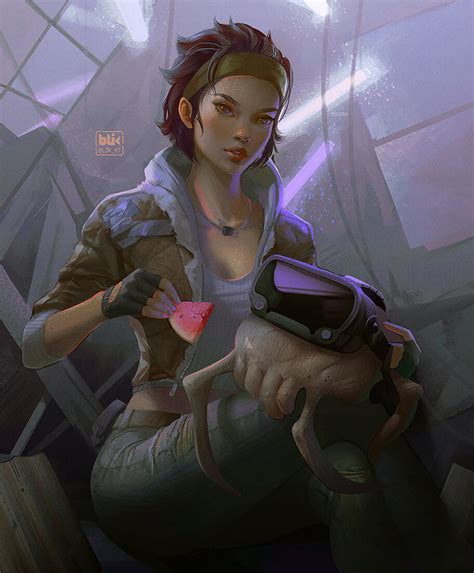 Half Life Alyx Half Life Games Alyx Vance Game Art Igor Lomov Artist Joyreactor