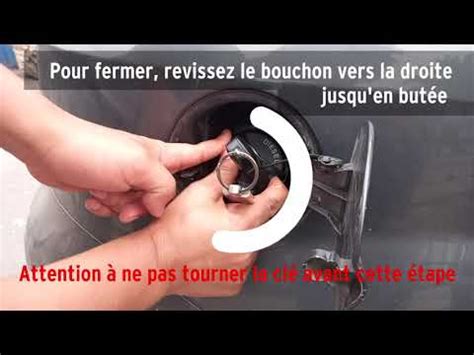 Comment Ouvrir Et Fermer Le Bouchon De R Servoir Carburant Sur Fiat