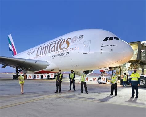 Emirates A380 touches down in Amman