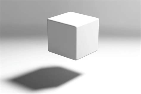 floating cube optical illusion  effect shadow play visual paradox