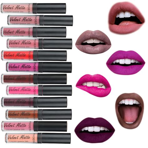 Aliexpress Buy PHOERA Sexy Velvet Matte Lipstick Waterproof