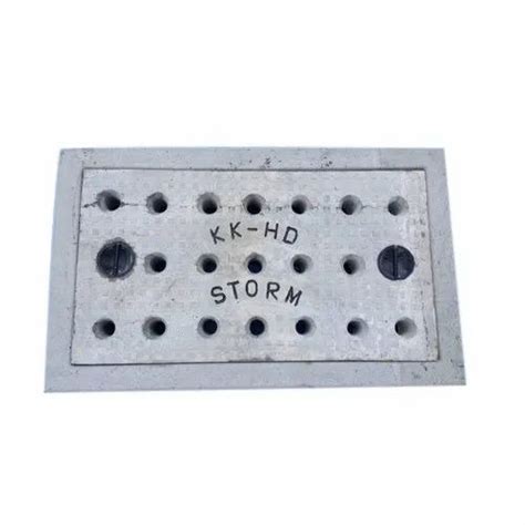 Grey Steel Fiber Reinforced Concrete Rectangular SFRC Floor Grating