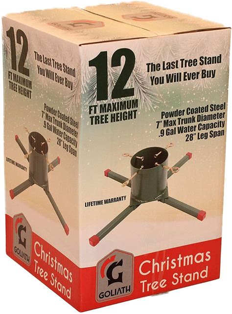 Goliath Welded Steel Christmas Tree Stand For Live Trees 5 To 12 Foot