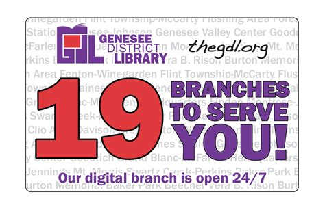 Renew Your Library Card Genesee District Library