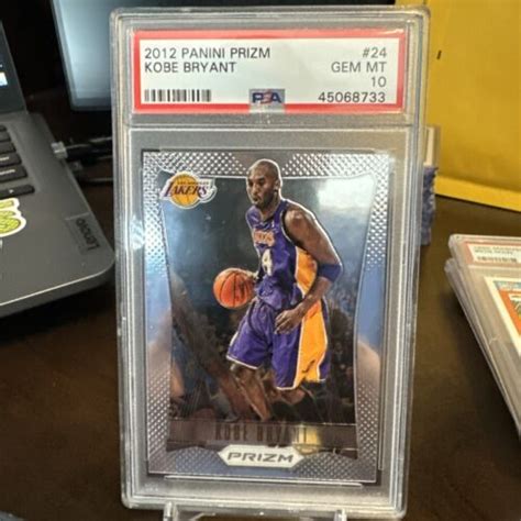 Panini Prizm Kobe Bryant Psa Gem Mint Los Angeles Lakers