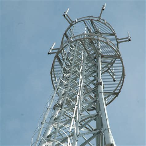 Galvanized Steel Lattice Microwave Antenna Tower China Steel Lattice