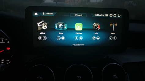 ENJOY MBUX Theme Feat Android Auto Wireless For An Android Screen On A