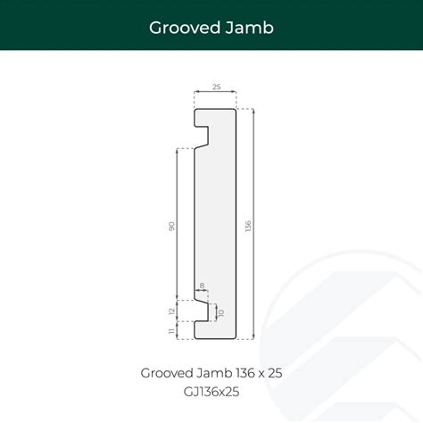 Grooved Jamb 136 X 25 Southern Pine Products