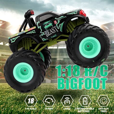 Remote Control Cars 118 Scale Bigfoot Remote Control Monster Truck2