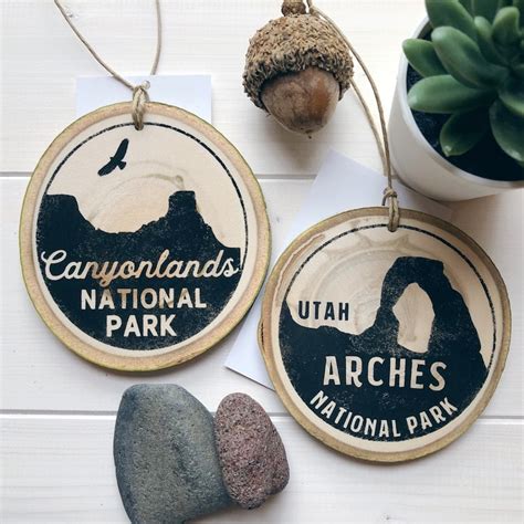 Canyonlands Ornament Arches National Park Personalized Hand Etsy