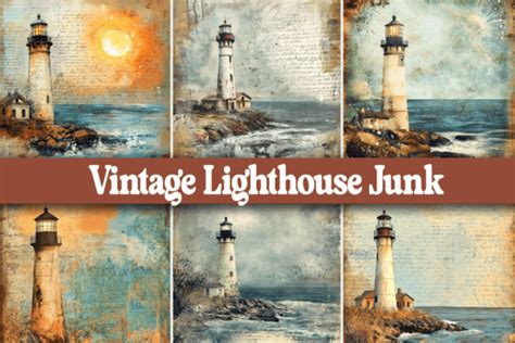 Vintage Lighthouse Junk Graphic By Pro Designer Team · Creative Fabrica