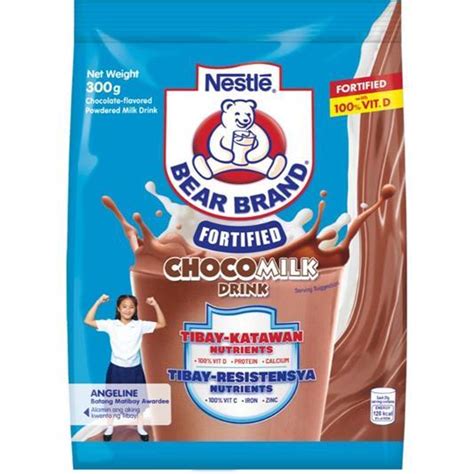 Nestle Bear Brand Fortified Powdered Milk Choco 300g Lazada Ph