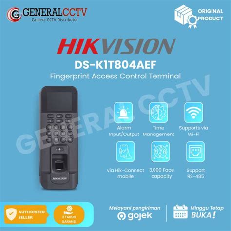 Promo Hikvision Ds K1t804aef Access Control Door Fingerprint Diskon