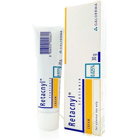 Tretinoin Retacnyl cream USP (30g) tretinol 0.05 - 0.025% tre Ấn độ trị ...