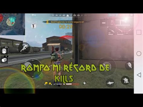 Rompo Mi R Cord De Kills En Free Fire Youtube