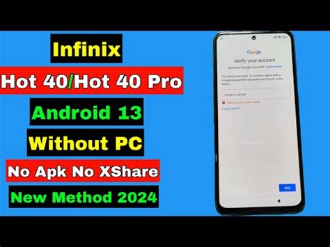 Infinix Hot Hot Pro X X Frp Bypass Android Infinix