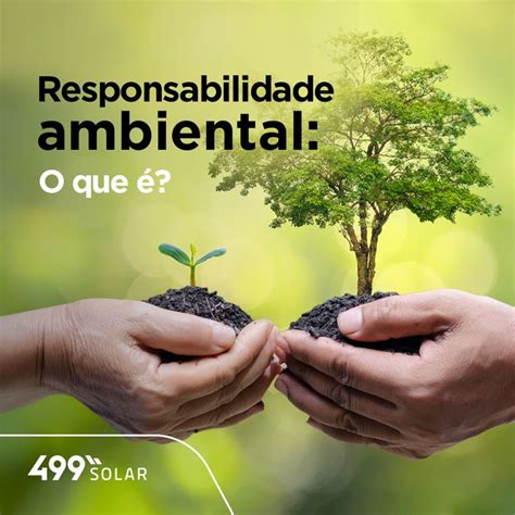 Responsabilidade ambiental diz respeito às ações que respeitam o meio