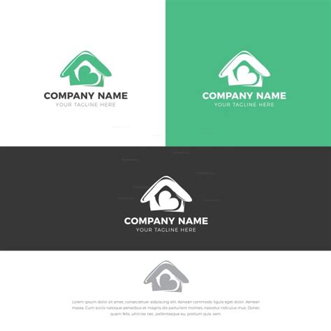 Sweet Home Logo Design Template - Graphic Templates