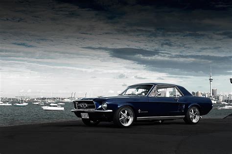 Ford Mustang Azul Mustang Ford Muscle Car 1967 Jake Andrei Diomidov Fondo De Pantalla Hd