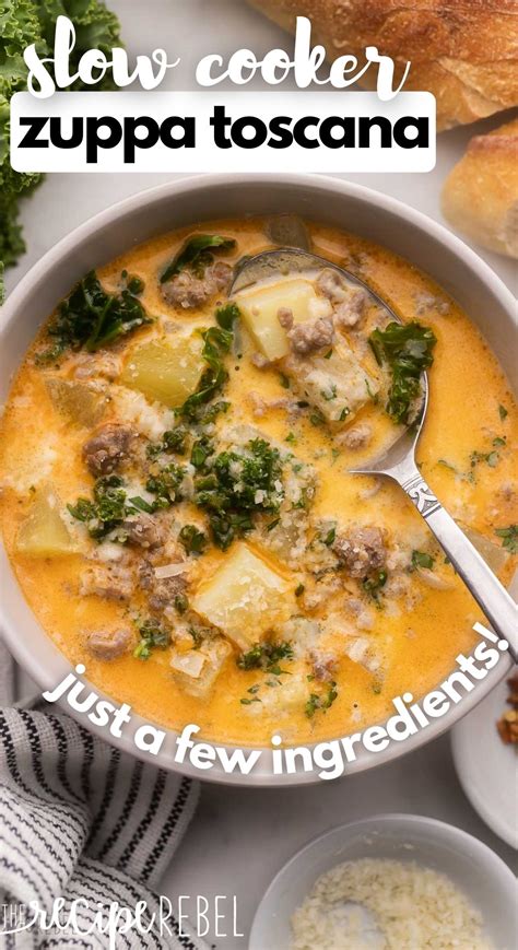 Crockpot Zuppa Toscana [video] The Recipe Rebel